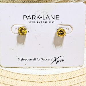 Park Lane Yellow Stud Earrings
